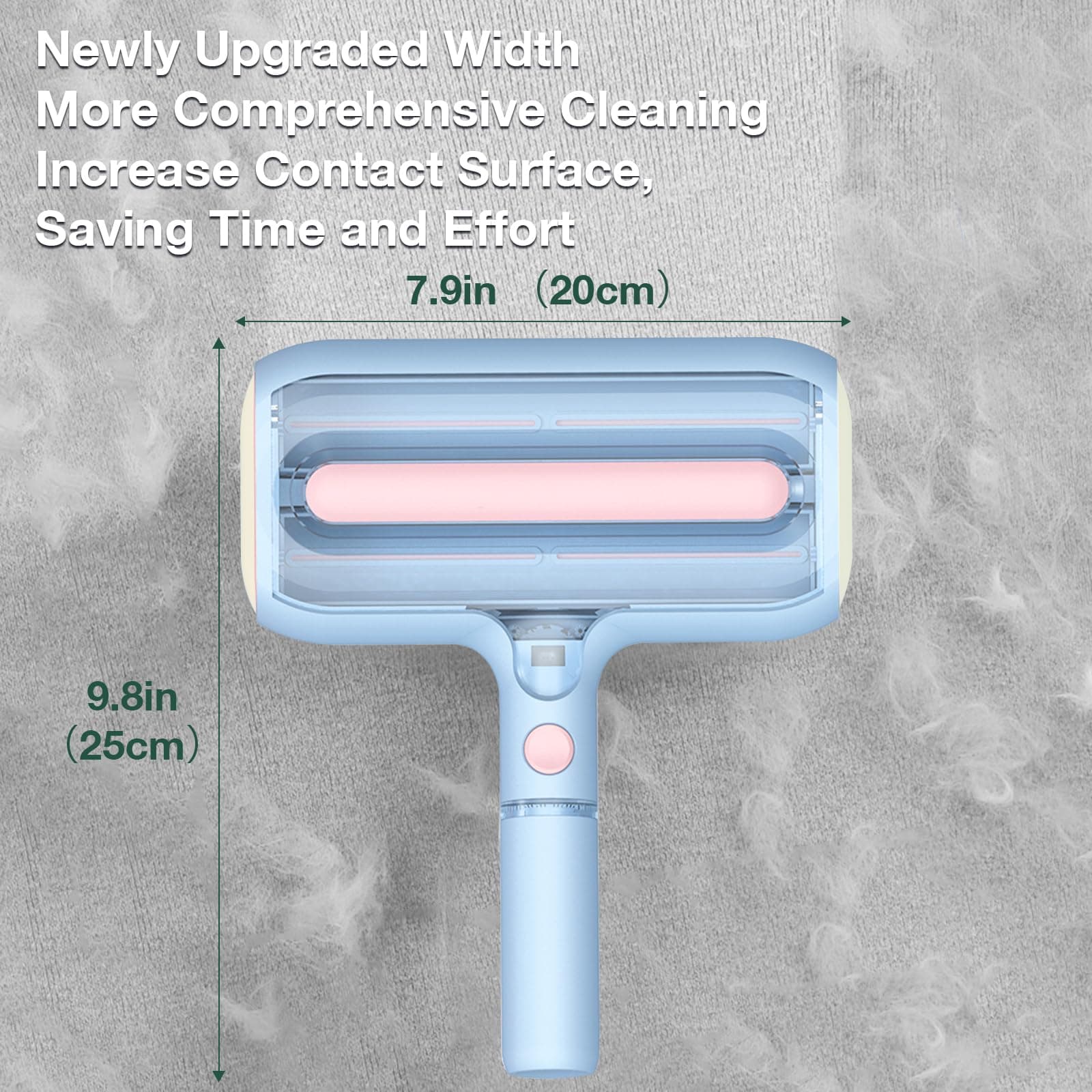 Pet Hair Removal Tool: New Upgraded Pet Hair Remover with Fur Bin-Reusable Lint Roller for Pet Hair-Cat and Dog Hair Remover for Couch, Furniture, Carpet, Clothes, Car Seat - Essential for Pet Owners - image 7