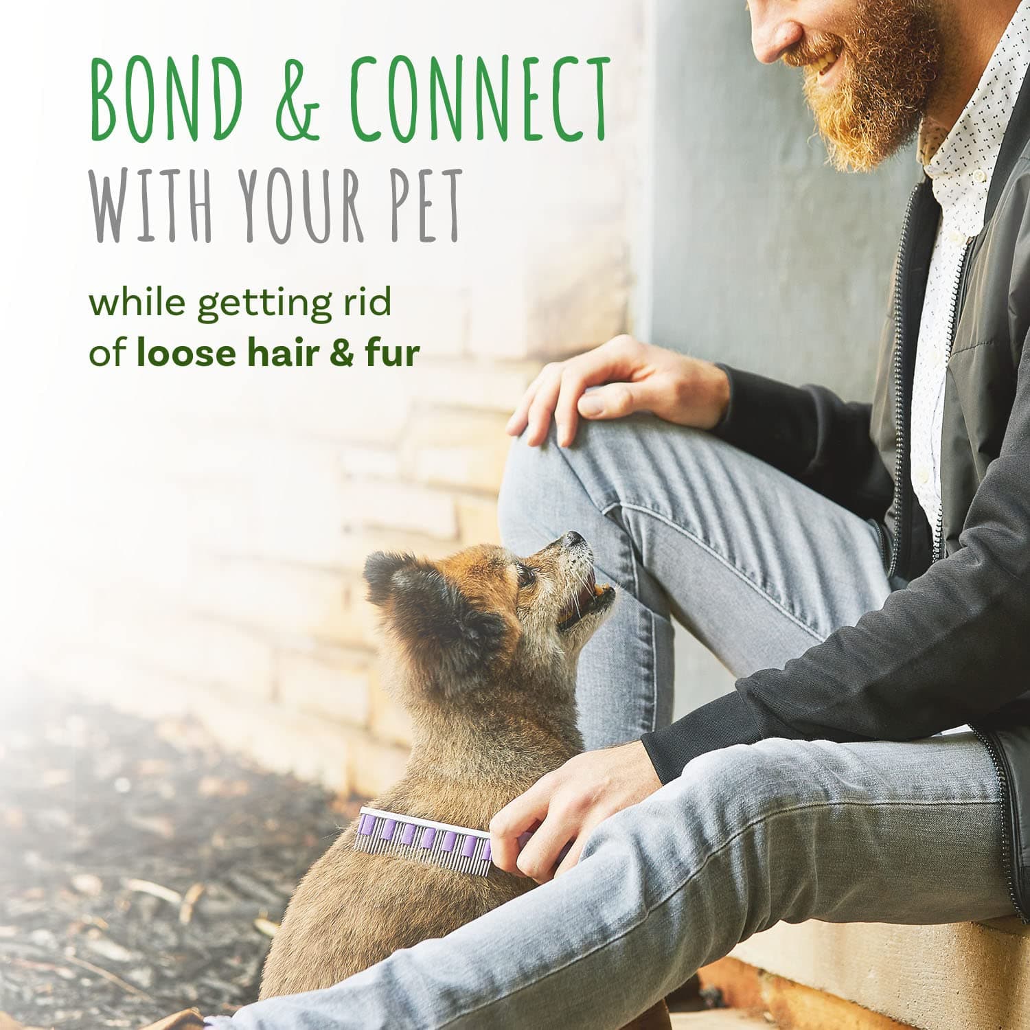 Small Pet Select - Hair Buster Comb for Rabbits, Cats and Dogs, Metal Pet Comb for Shedding and Detangling, Grooming Tool for Small Pets with Long and Short Fur - image 5