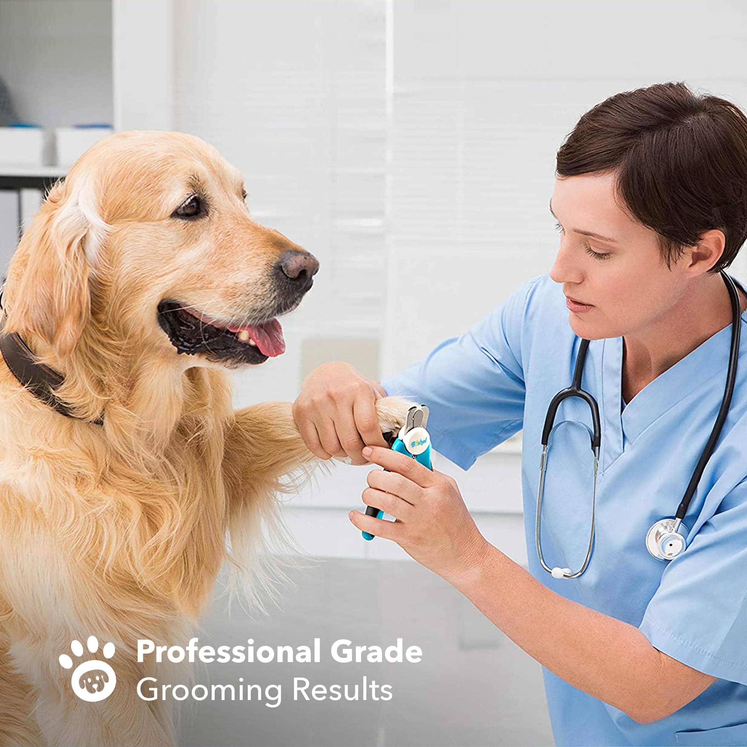 Boshel Large Dog Nail Clippers with Safety Guard to Avoid Over-Cutting Nails and Free Nail File, Razor Sharp Blades, Professional at Home Grooming - image 7