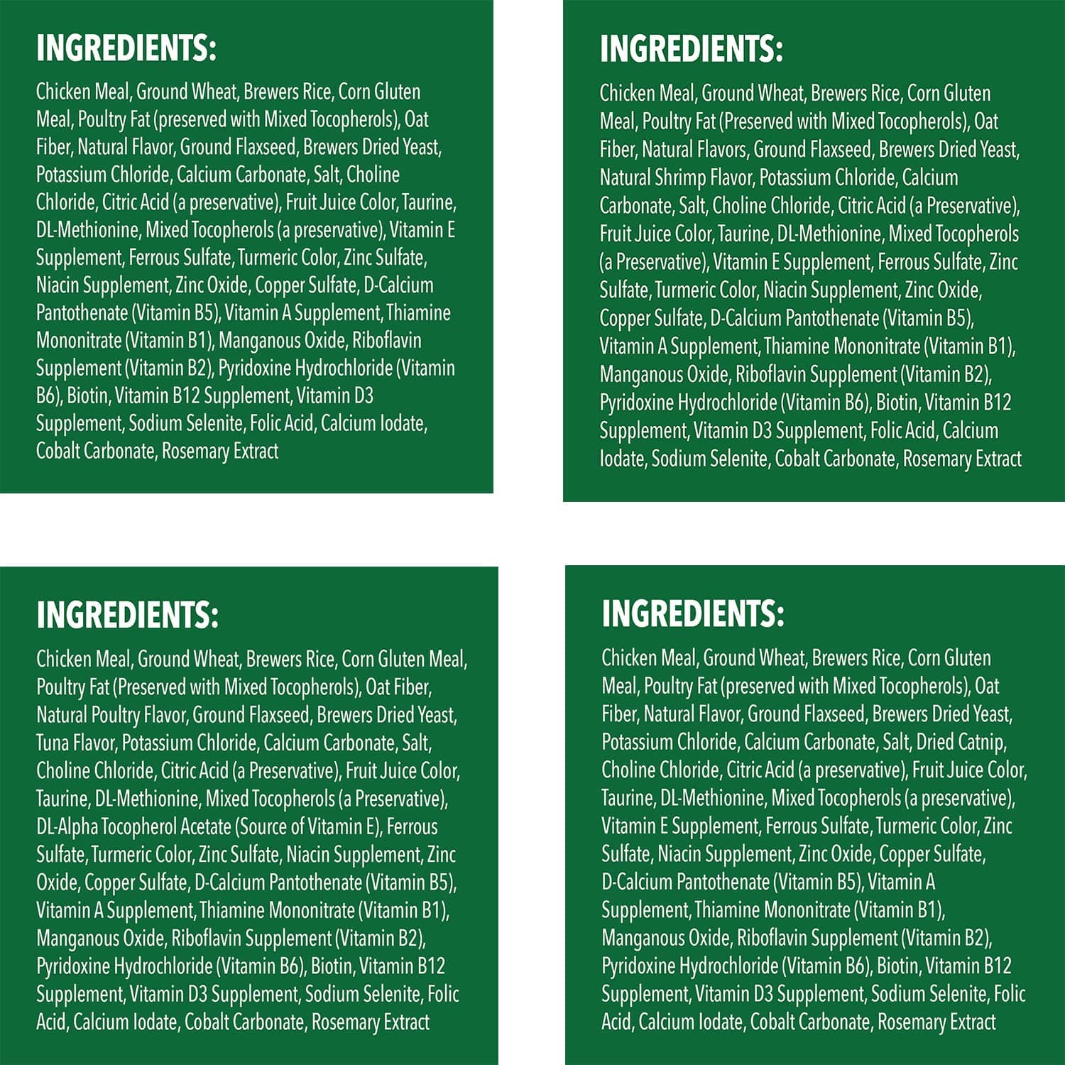 Greenies (4 Pack Feline Dental Cat Treat Variety Bundle 4 Flavors - 2.1oz Each Bag - image 2