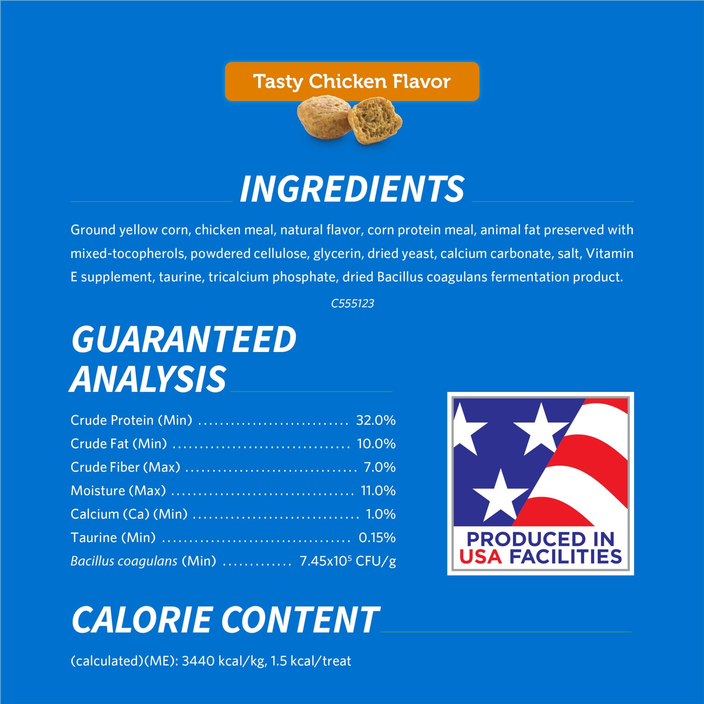 Purina DentaLife Made in USA Facilities Cat Dental Treats, Tasty Chicken Flavor - 19 oz. Pouch - image 5