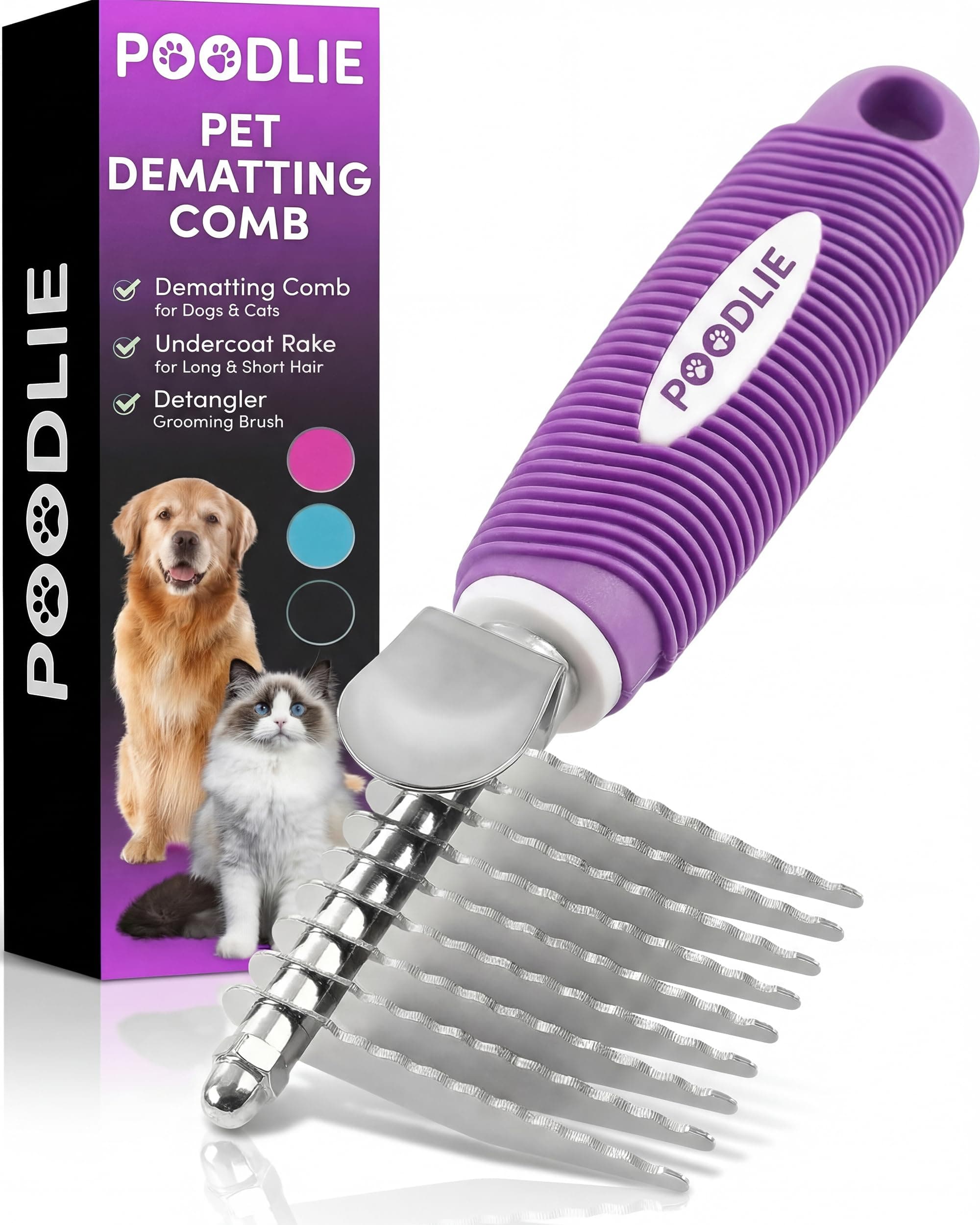 Poodle Dematting Fur Rake Comb Brush for Dogs and Cats - Lon... Review: Is It Worth It in 2026?