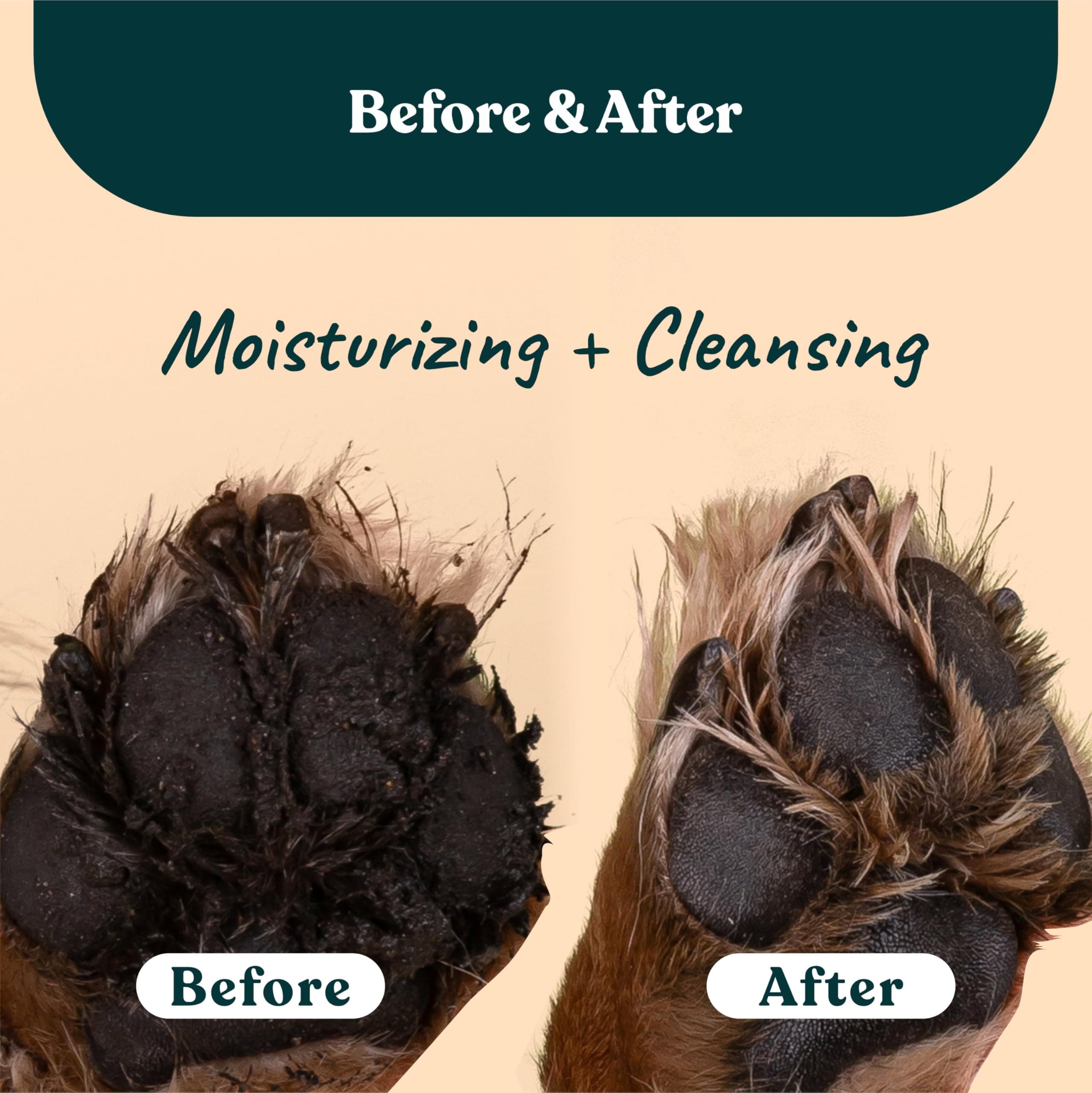 Magic Foam Paw Cleaner for Dogs & Cats, No-Rinse Foaming Scrubber Brush for Dirty, Muddy Paws – for Small, Medium & Large Dogs, Puppies, Kittens (5 fl oz) - image 4