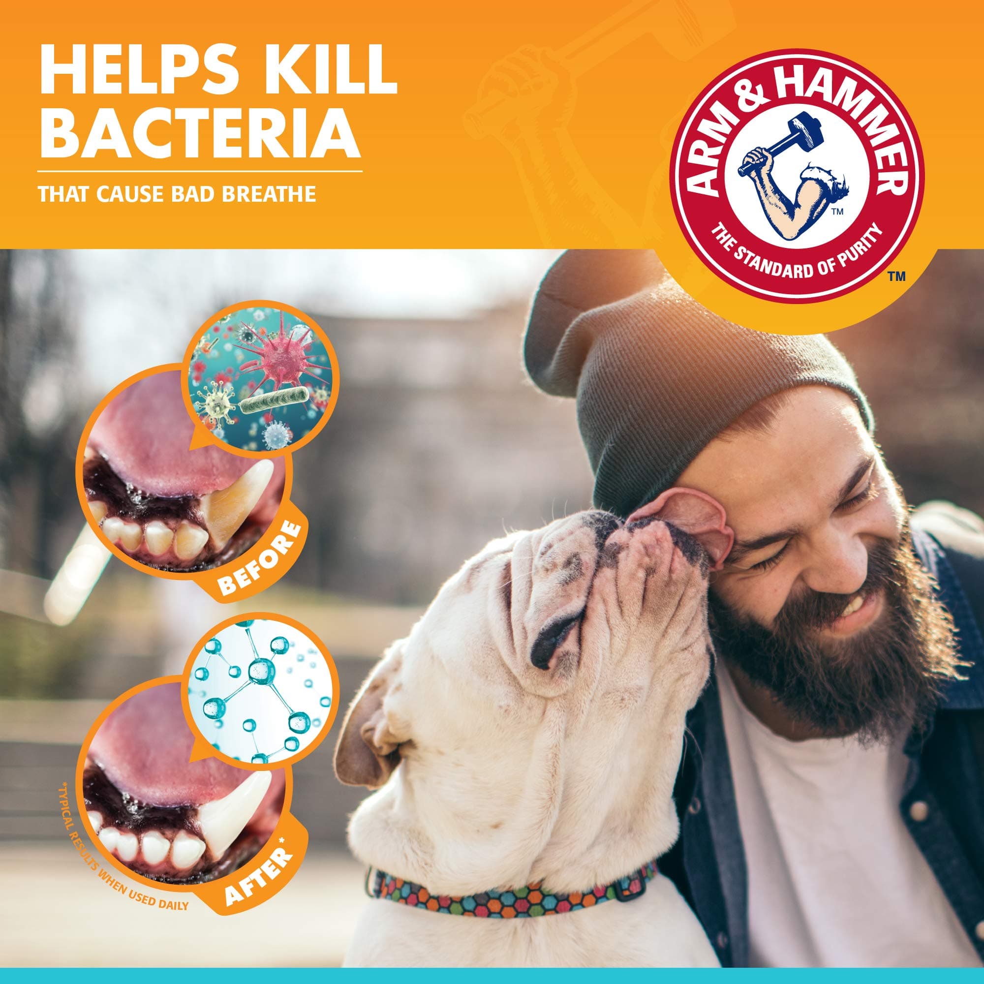 Arm & Hammer for Pets Fresh Breath Enzymatic Dog Toothpaste, Vanilla Ginger Flavor, Safe for Puppies and Adult Dogs, Daily Baking Soda Dental Gel to Eliminate Bad Breath, 2.5 Oz - image 4