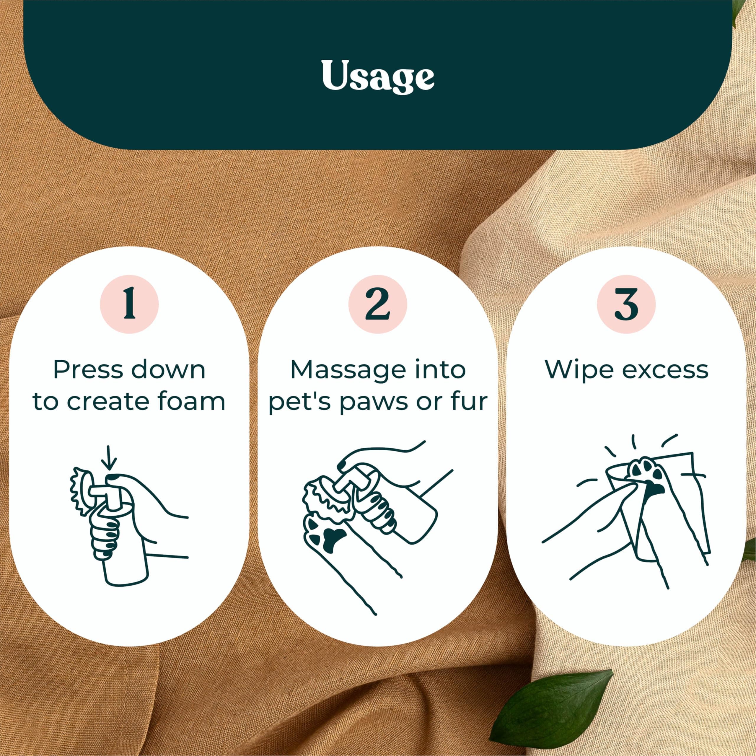 Magic Foam Paw Cleaner for Dogs & Cats, No-Rinse Foaming Scrubber Brush for Dirty, Muddy Paws – for Small, Medium & Large Dogs, Puppies, Kittens (5 fl oz) - image 6