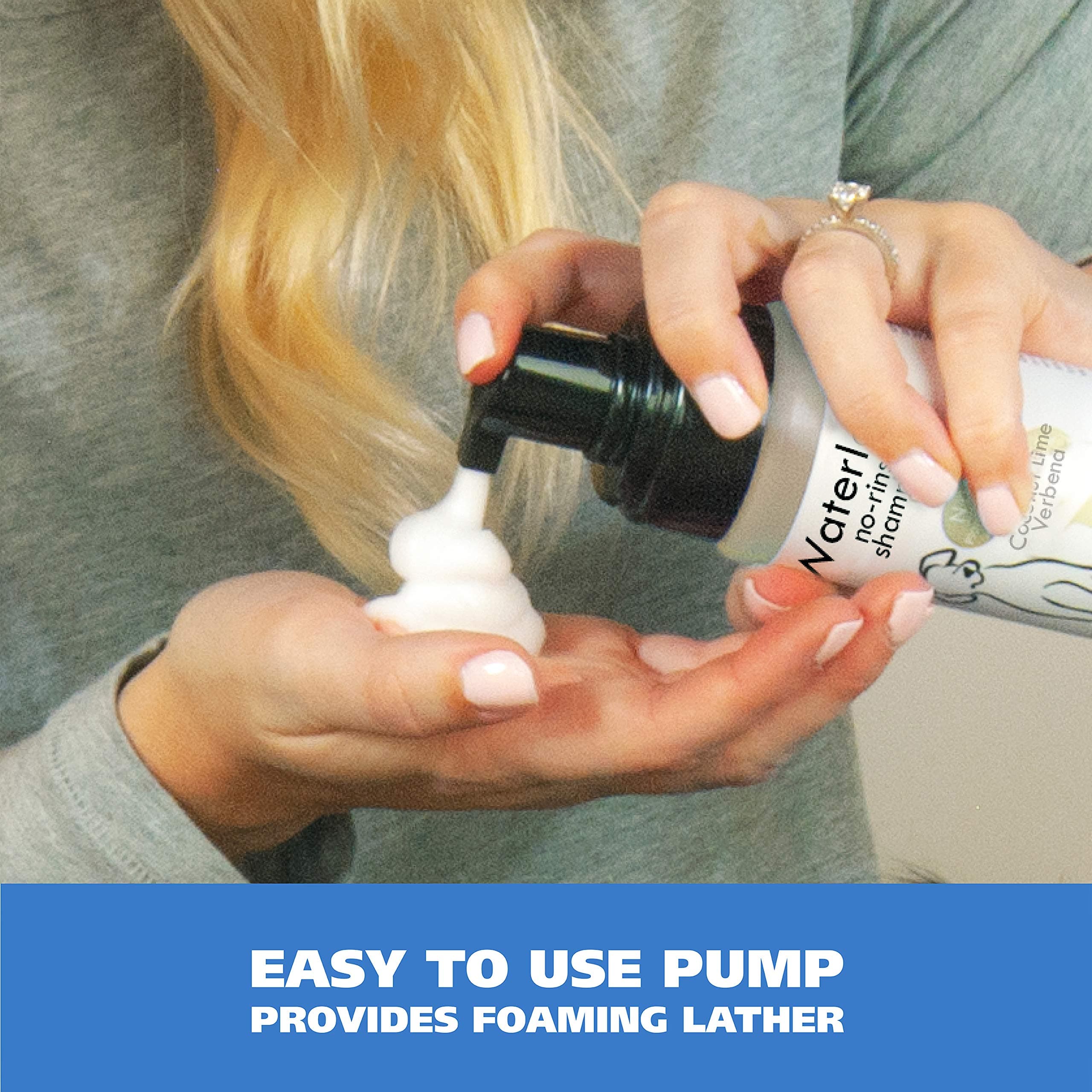 Wahl USA Pet Friendly Waterless No Rinse Shampoo for Animals - Coconut Lime Verbena Scent – Oatmeal Formula Cleans, Conditions, Detangles & Moisturizes Dogs Fur – 7.1 Oz - Model 820015A - image 2