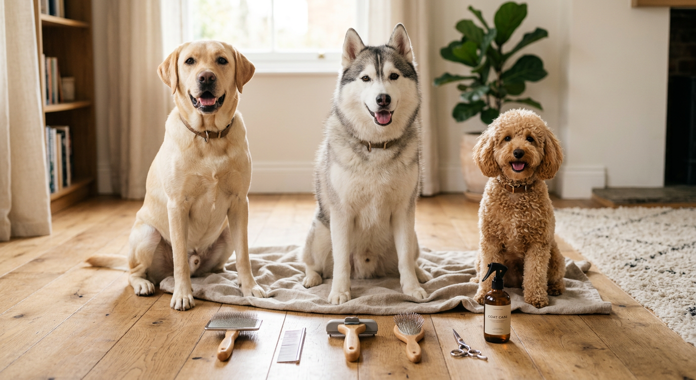 Best Grooming Routine by Coat Type: Short, Double, and Curly Coats (Behavior-First Guide)