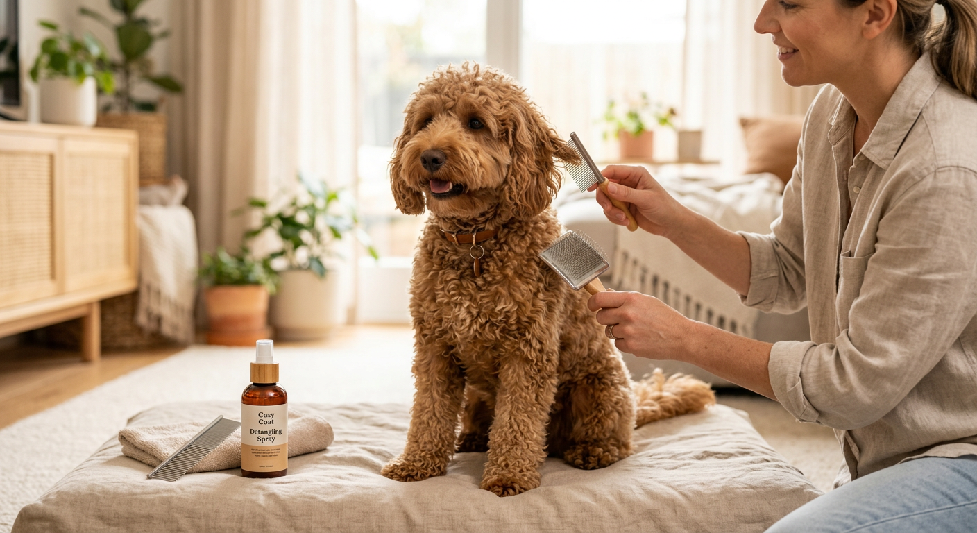 Curly Coat Detangling Routine: Prevent Mats Without Over-Brushing