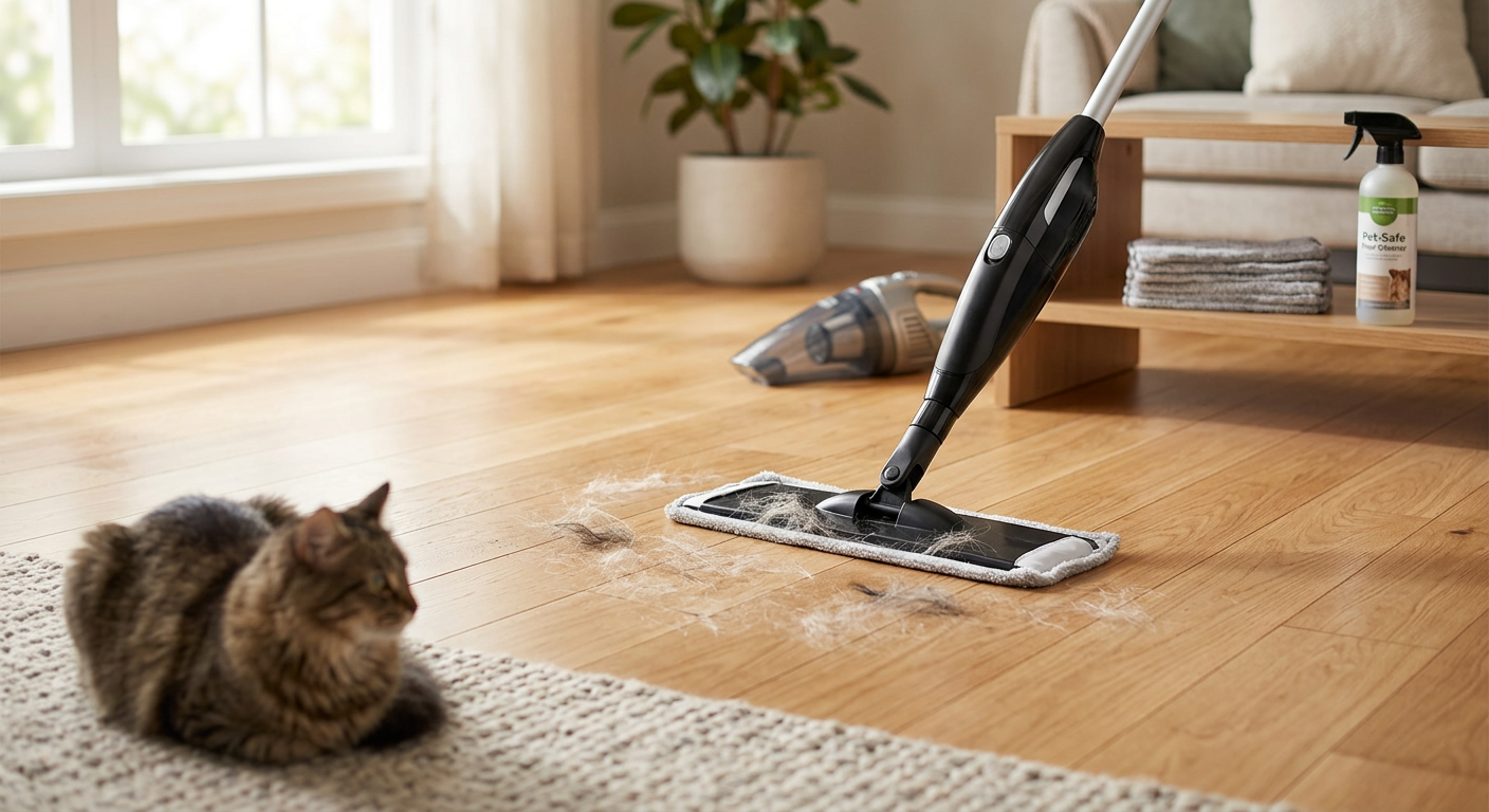 Daily Pet Hair Control for Hardwood Floors: A 10-Minute System That Actually Sticks