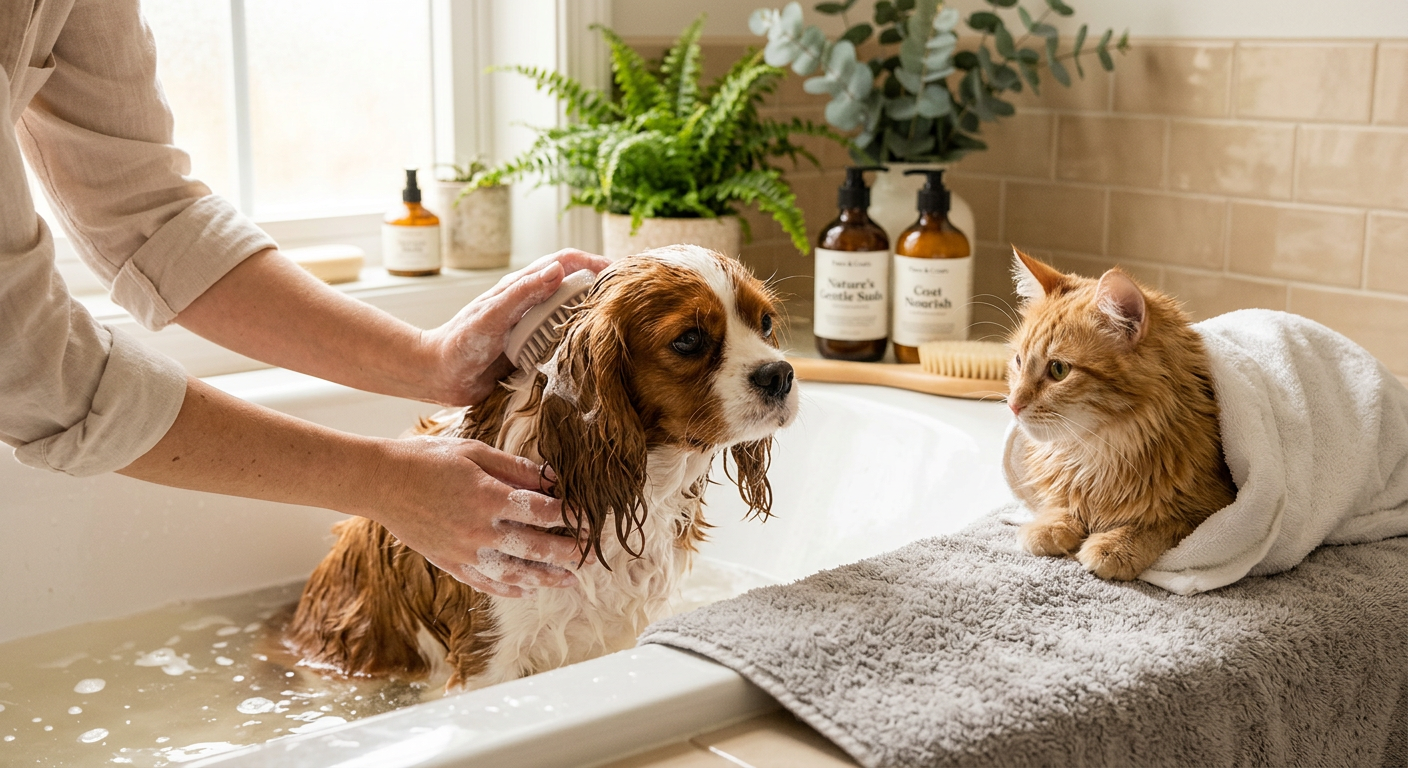 How Often Should You Bathe a Dog or Cat? Practical Schedule by Coat Type (Behavior-First Guide)
