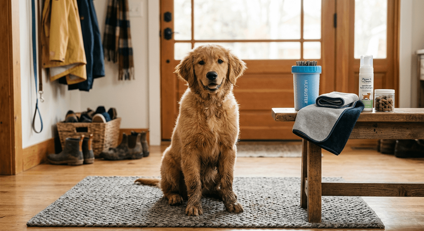 Mud Season Paw Cleaning Routine for Busy Entryways (Apartment to Multi-Pet Homes)